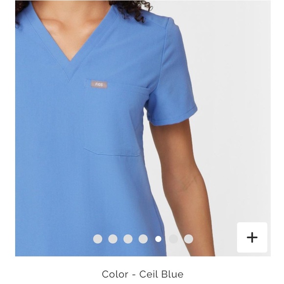 Catarina One-Pocket Scrub Top FIGS - Picture 2 of 3
